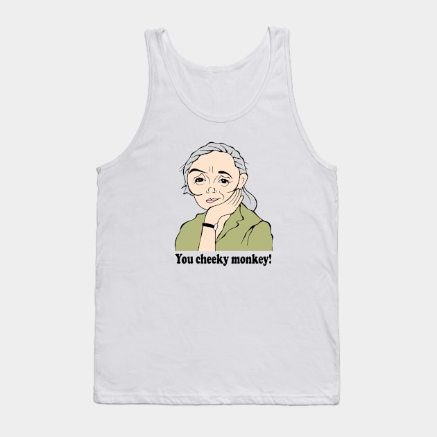 JANE GOODALL FAN ART!! Tank Top by cartoonistguy